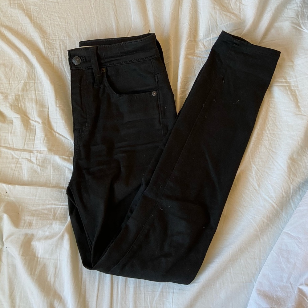 Madewell CURVY high rise skinny jeans